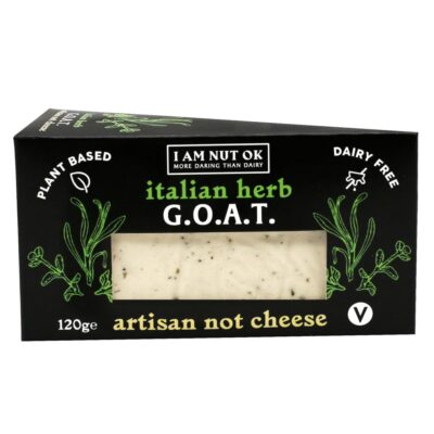 I Am Nut OK G.O.A.T. - Italian Herb Vegan Fermented Cashew Cheese