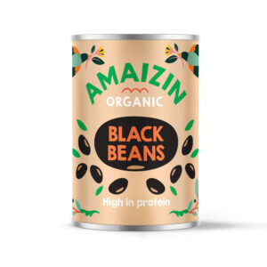 Amaizin Organic Black Beans 400g (Min. 2)