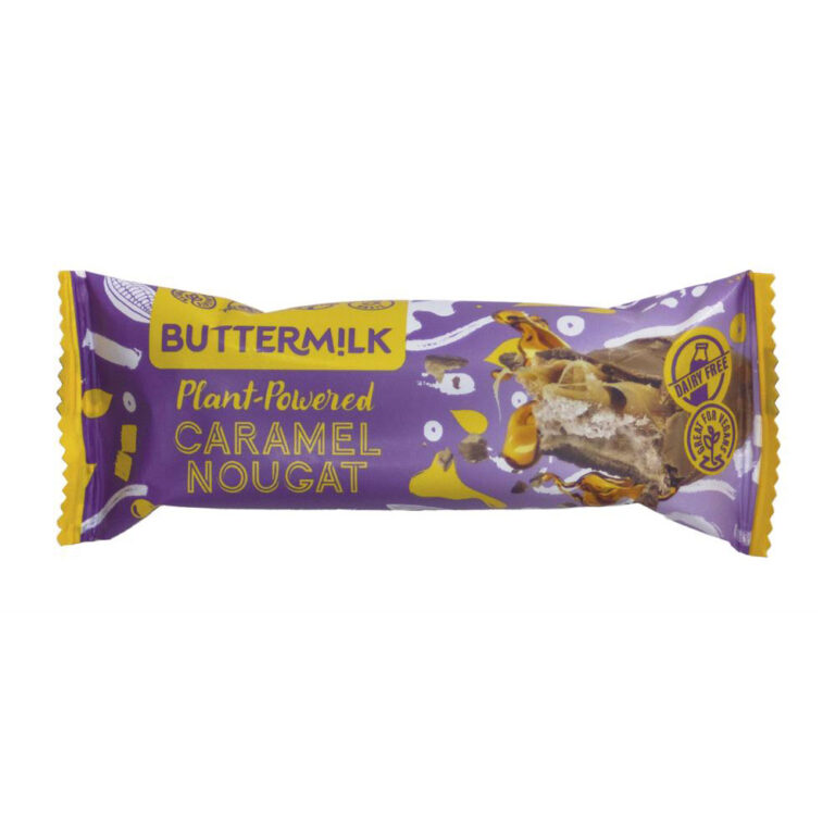 Buttermilk Plant Powered Caramel Nougat Snack Bar