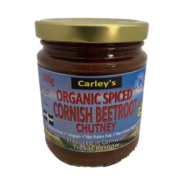 Carley's Organic Spiced Cornish Beetroot Chutney 300g