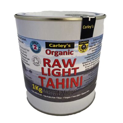 Carley's Organic RAW LIGHT Tahini 1kg Eco Tin