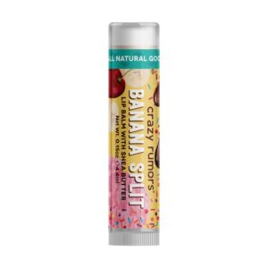 Crazy Rumors Banana Split 100% Natural Lip Balm 4ml X 12