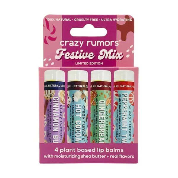 Crazy Rumors Festive Mix Lip Balms