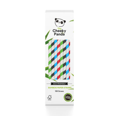 Cheeky Panda 100% Biodegradable Bamboo Paper Straws 100