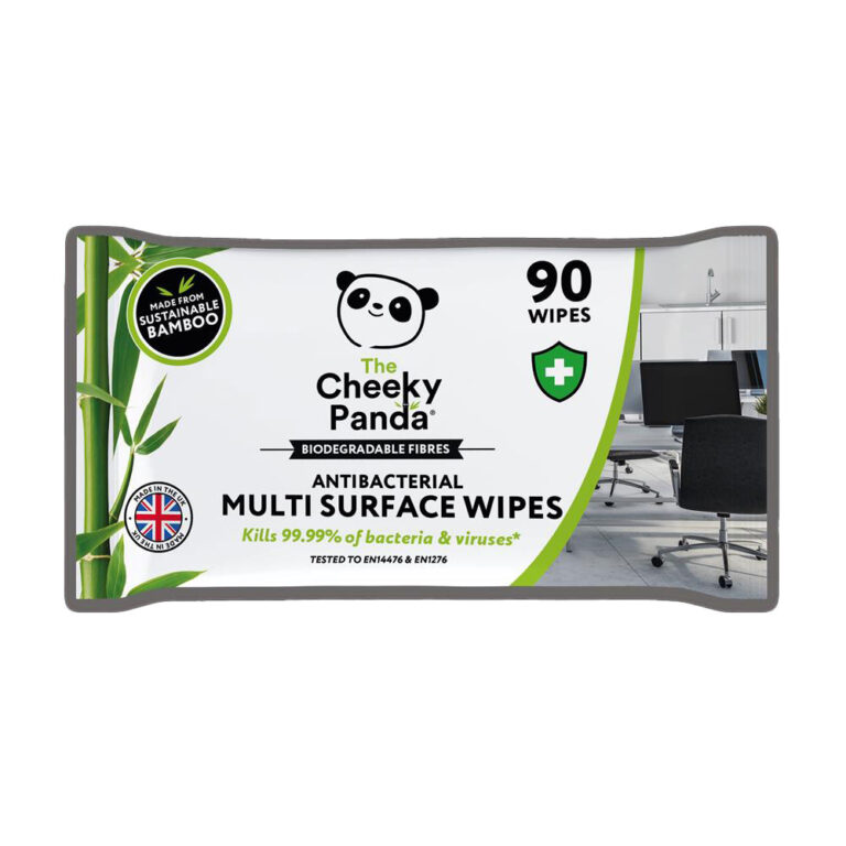 Cheeky Panda Antibacterial Multi-Surface Bamboo Wipes