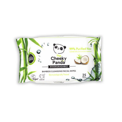 Cheeky Panda 100% Bamboo Cleansing Facial Wipes Coconut Scented