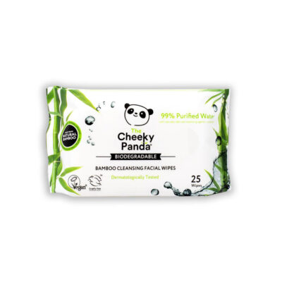 Cheeky Panda 100% Bamboo Facial Cleansing Wipes Unscented