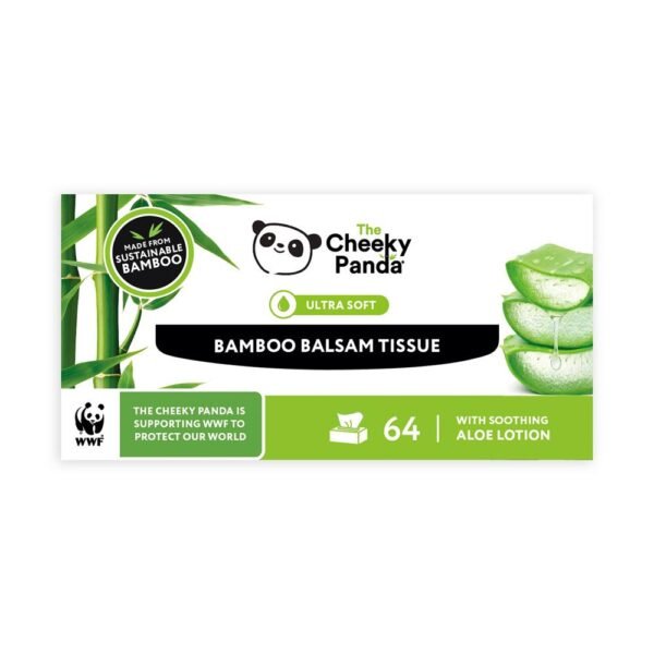 Cheeky Panda Balsam Bamboo Facial Tissue 64 Sheets (Min. 2)