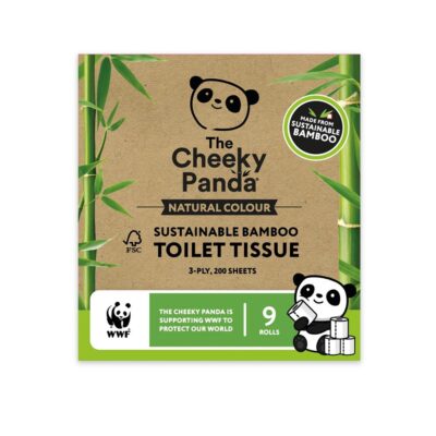 Cheeky Panda Natural Colour Bamboo Toilet Tissue