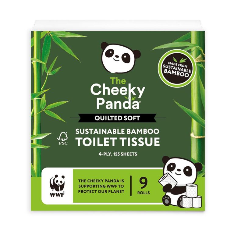 Cheeky Panda Luxury Quilted Bamboo Toilet Tissue