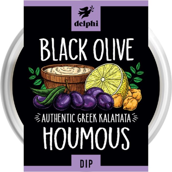 Delphi Black Olive Houmous 170g