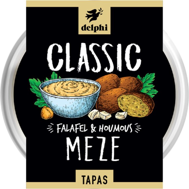 Delphi Meze 4 Falafel & Fresh Houmous Dip