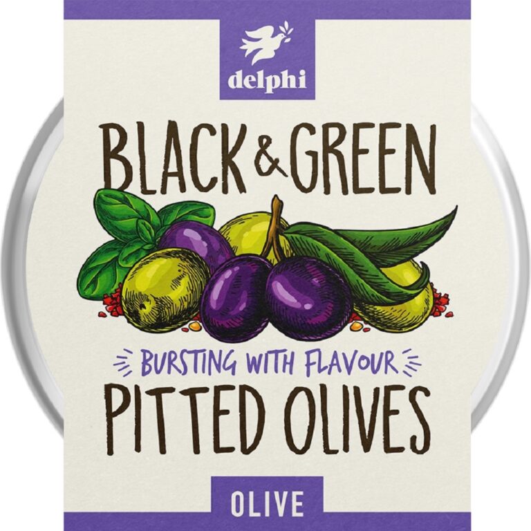 Delphi Black & Green Pitted Olives