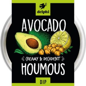 Delphi Avocado & Houmous Dip 150g