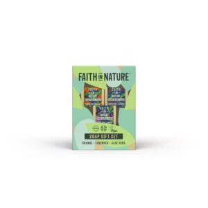 Faith in Nature Soap Box Gift Set 300g