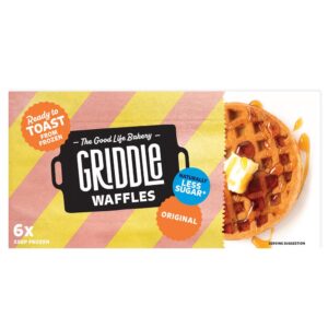 Griddle Vegan Original Wholegrain Waffles 200g