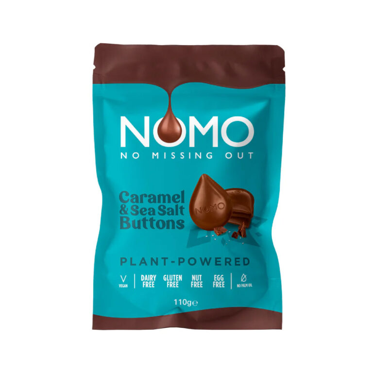 Nomo Free from Sea Salt & Caramel Chocolate Buttons