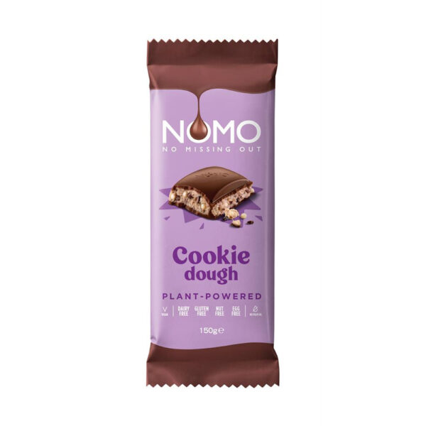 Nomo Free from Cookie Dough Chocolate Bar 150g (Min. 2)