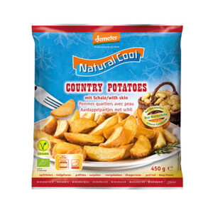 Natural Cool Organic Country Potato Wedges 450g (Min. 2)