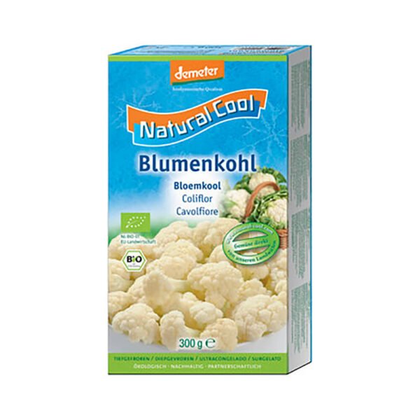 Natural Cool Organic Cauliflower 300g (Min. 2)
