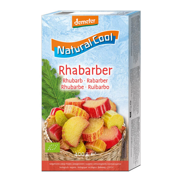 Natural Cool Organic Rhubarb 400g (Min. 2)