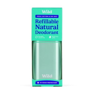 Wild Aqua Case & Fresh Cotton & Sea Salt Deo 40g