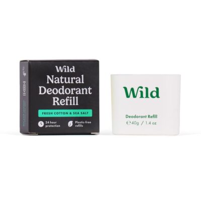 Wild Men's Fresh Cotton & Sea Salt Deo Refill