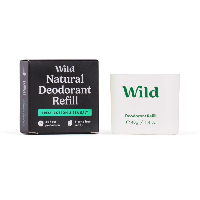 Wild Men's Fresh Cotton & Sea Salt Deo Refill