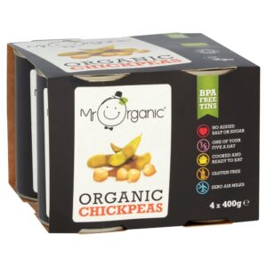 Mr Organic Chickpeas 4 x 400g Pack X 6