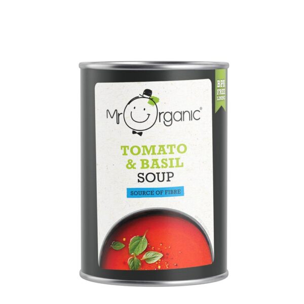 Mr Organic Tomato & Basil Soup 400g