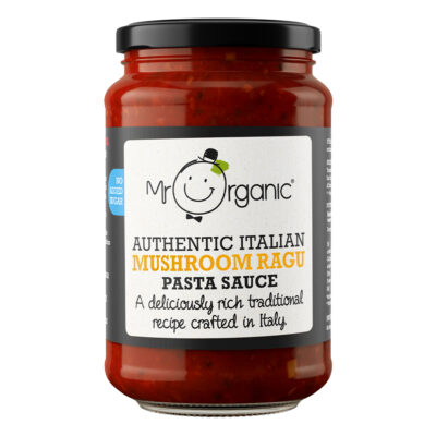 Mr Organic Mushroom Ragu Pasta Sauce No Added Sugar
