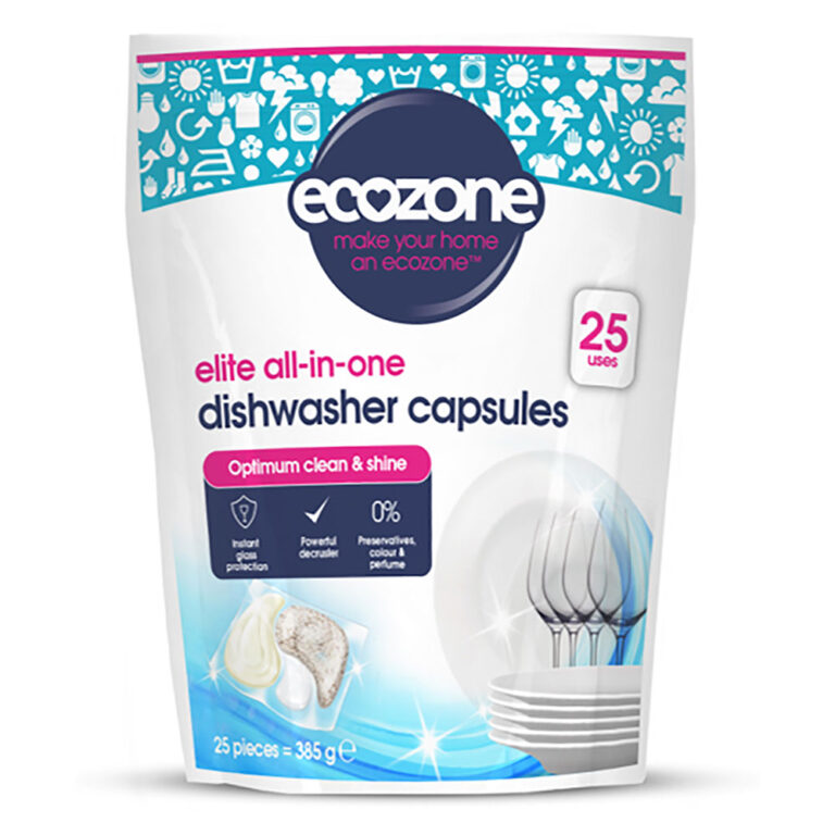 Ecozone Elite All-in-one Dishwasher Capsules -