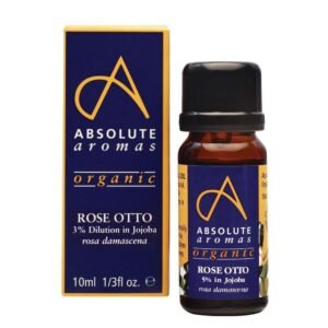Absolute Aromas Organic Rose Otto 3% Oil 10ml