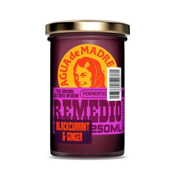 Agua De Madre Remedio Infusion Blackcurrant & Ginger Tea 250ml