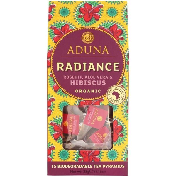 Aduna Superfoods Radiance Super-Tea with Rosehip & Hibiscus (15 Pyramids)