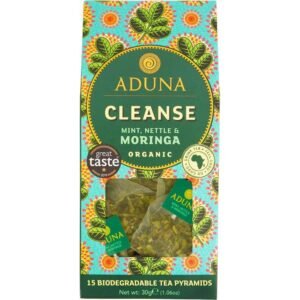 Aduna Superfoods Cleanse Super-Tea Mint Nettle & Moringa (15 Pyramids)