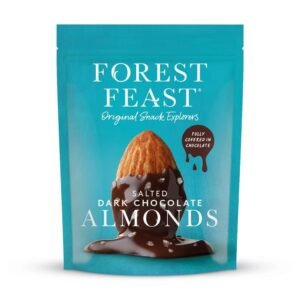 Forest Feast Salted Dark Chocolate Almonds 120g (Min. 2)