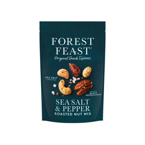 Forest Feast Sea Salt & Black Peppercorn Roasted Nut Mix 120g (Min. 2)