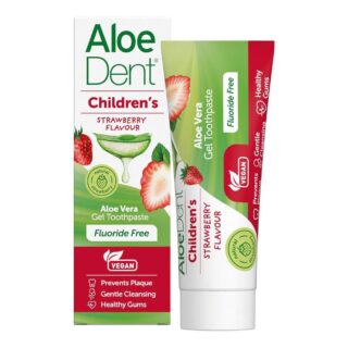 Aloe Dent Children's Aloe Vera Toothpaste Strawberry Flavour