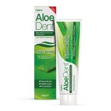 Aloe Dent Triple Action Aloe Vera Gel Toothpaste Fluoride Free