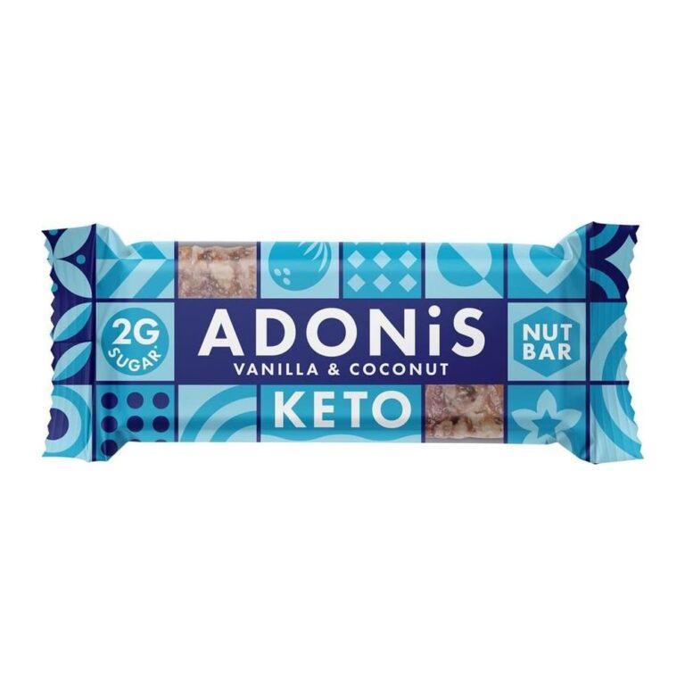 Adonis Vanilla & Coconut Keto Nut Bar