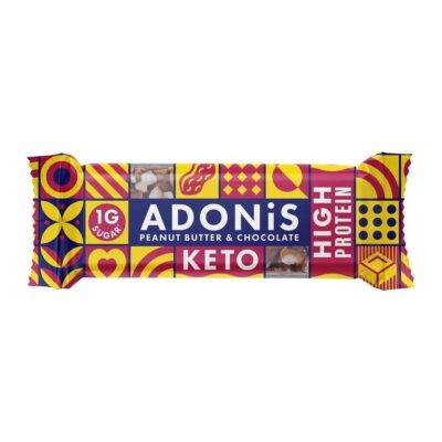 Adonis Peanut Butter & Cocoa Keto High Protein Bar