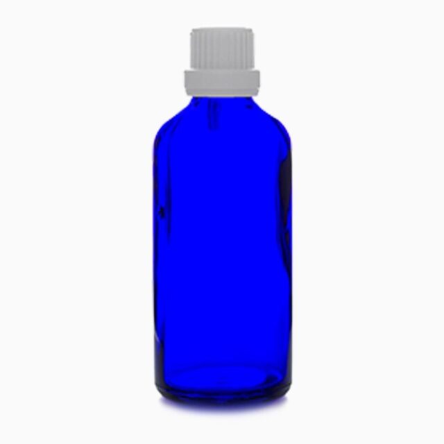 Aqua Oleum 100ml Blue Glass Bottle