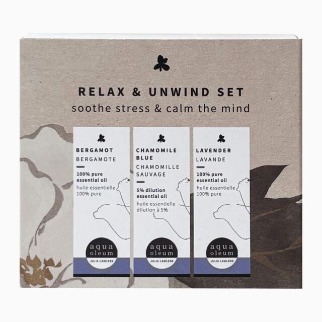 Aqua Oleum Relax & Unwind Trio Essential Oil Set 3x10ml