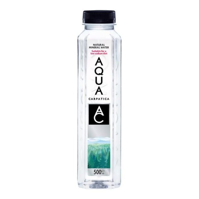 Aqua Carpatica Still Natural Mineral Water 500ml PET Low in Sodium