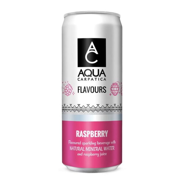Aqua Carpatica Flavoured Sparkling Mineral Water Raspberry