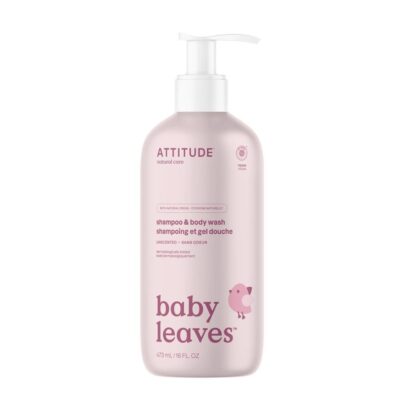 Attitude Baby Leaves - 2in1 Shampoo & Body Wash - Unscented -
