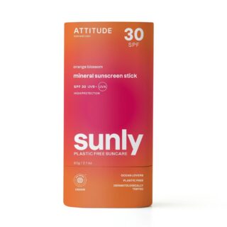 Attitude Sunly - Sunscreen Stick - Orange Blossom - 30 SPF -