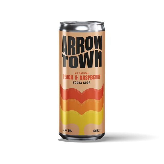Arrowtown Peach & Raspberry Vodka Soda