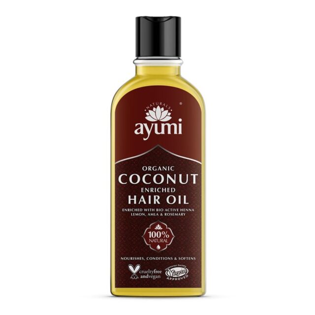 Ayumi Coconut Hair Oil For Frizzy Curly Coily & Afro Hair